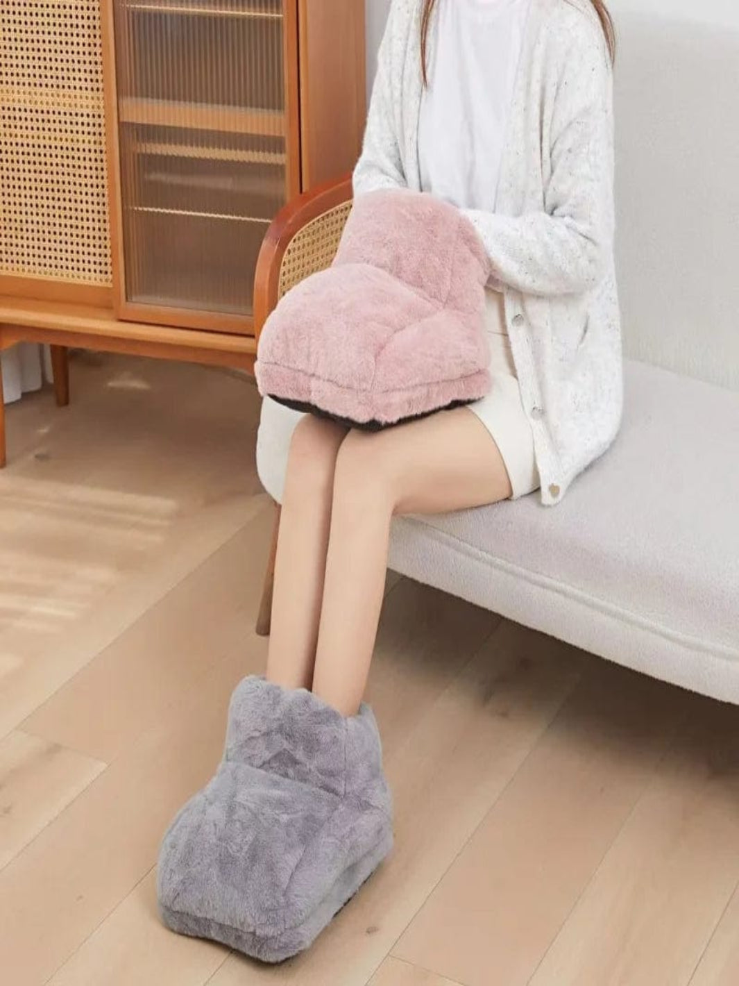 Coussin Chauffant Rose