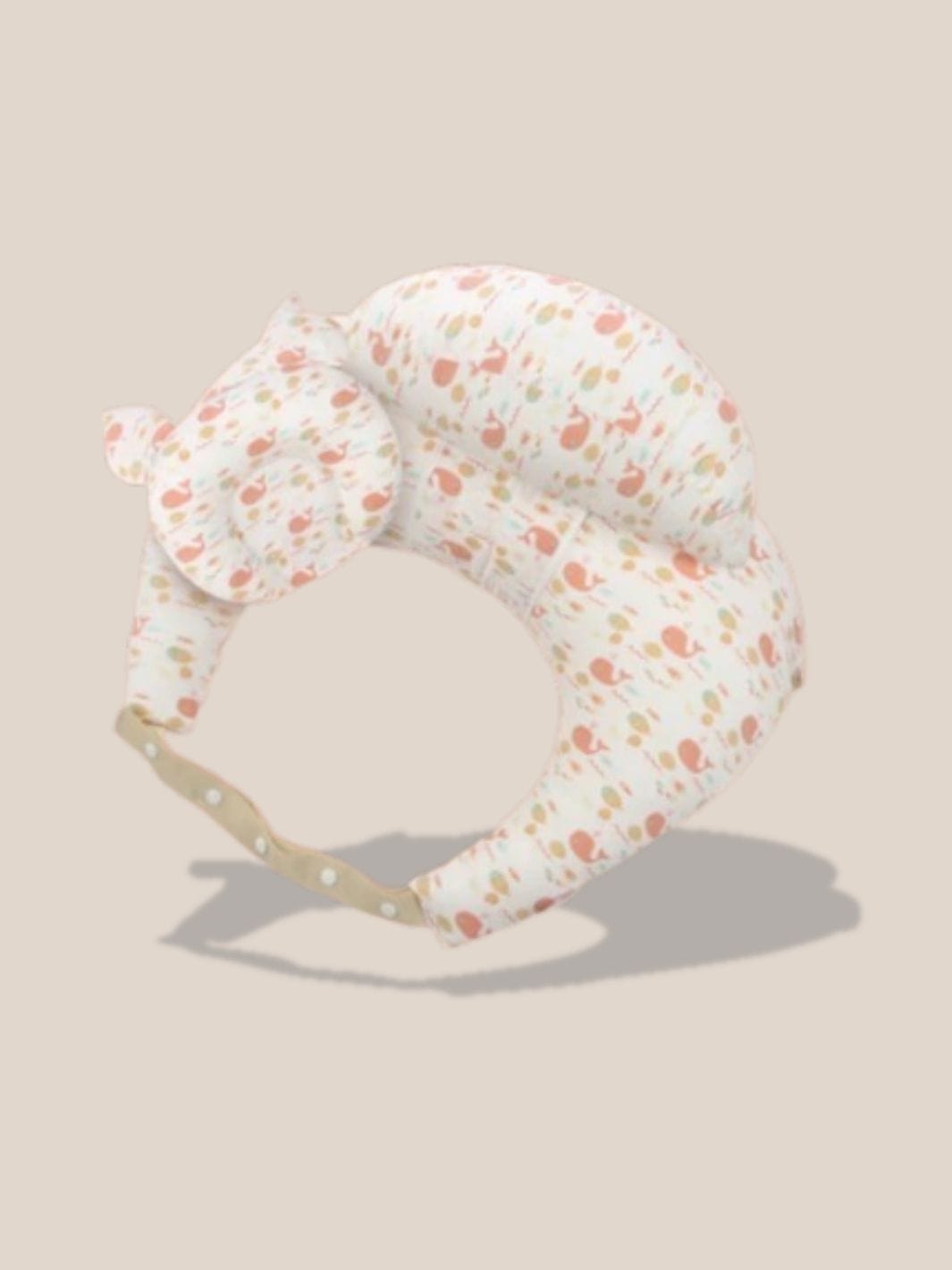 Coussin d'Allaitement Baleine Orange