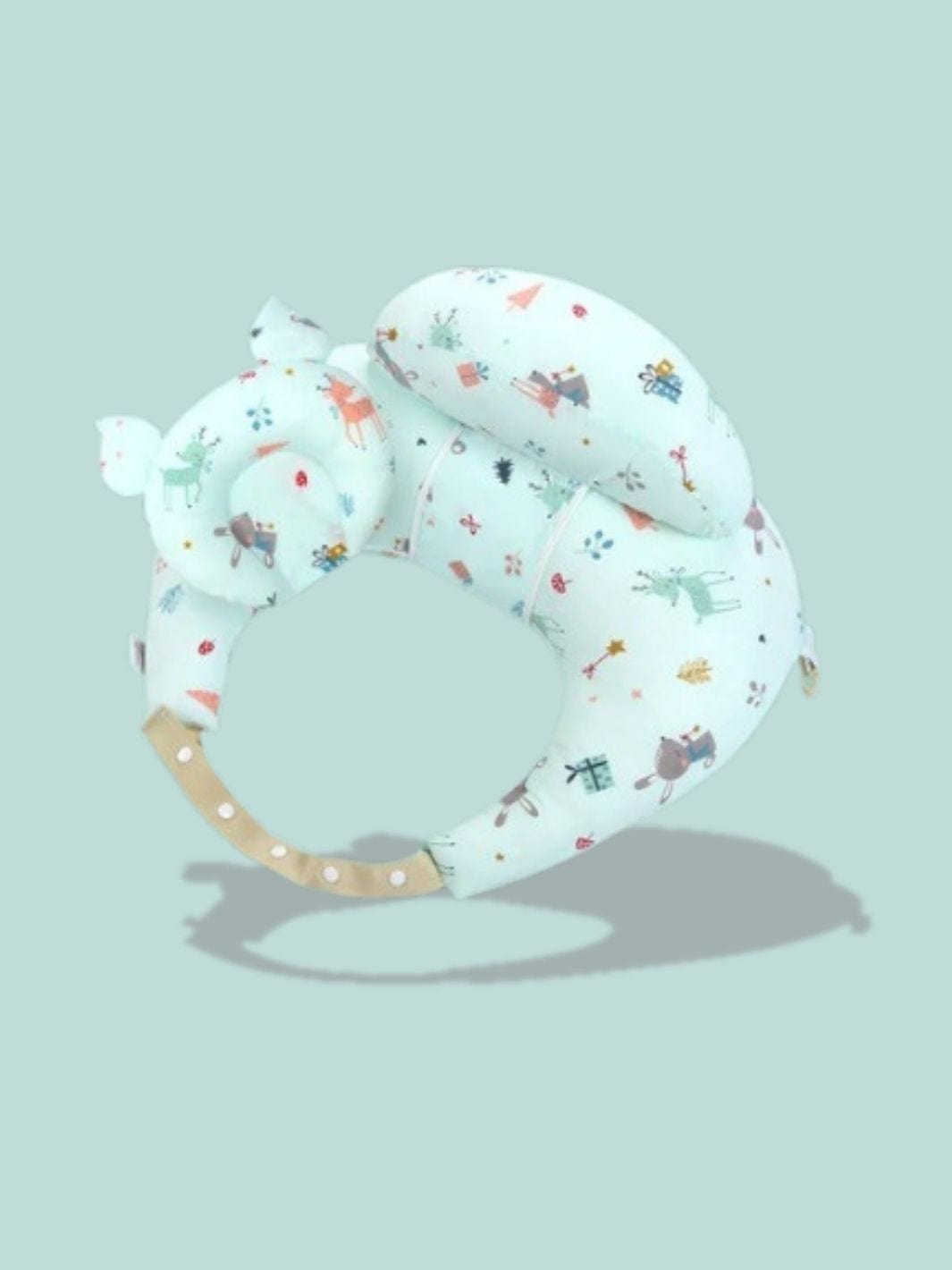 Coussin d'Allaitement Vert Noël