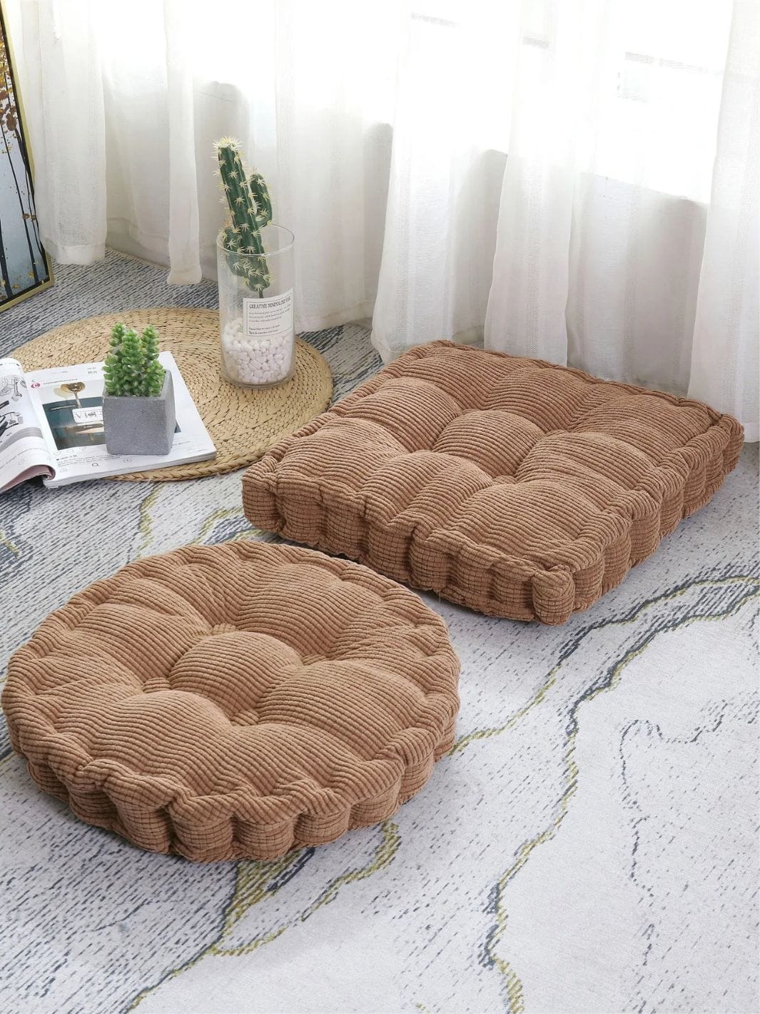 Coussin de Chaise Marron