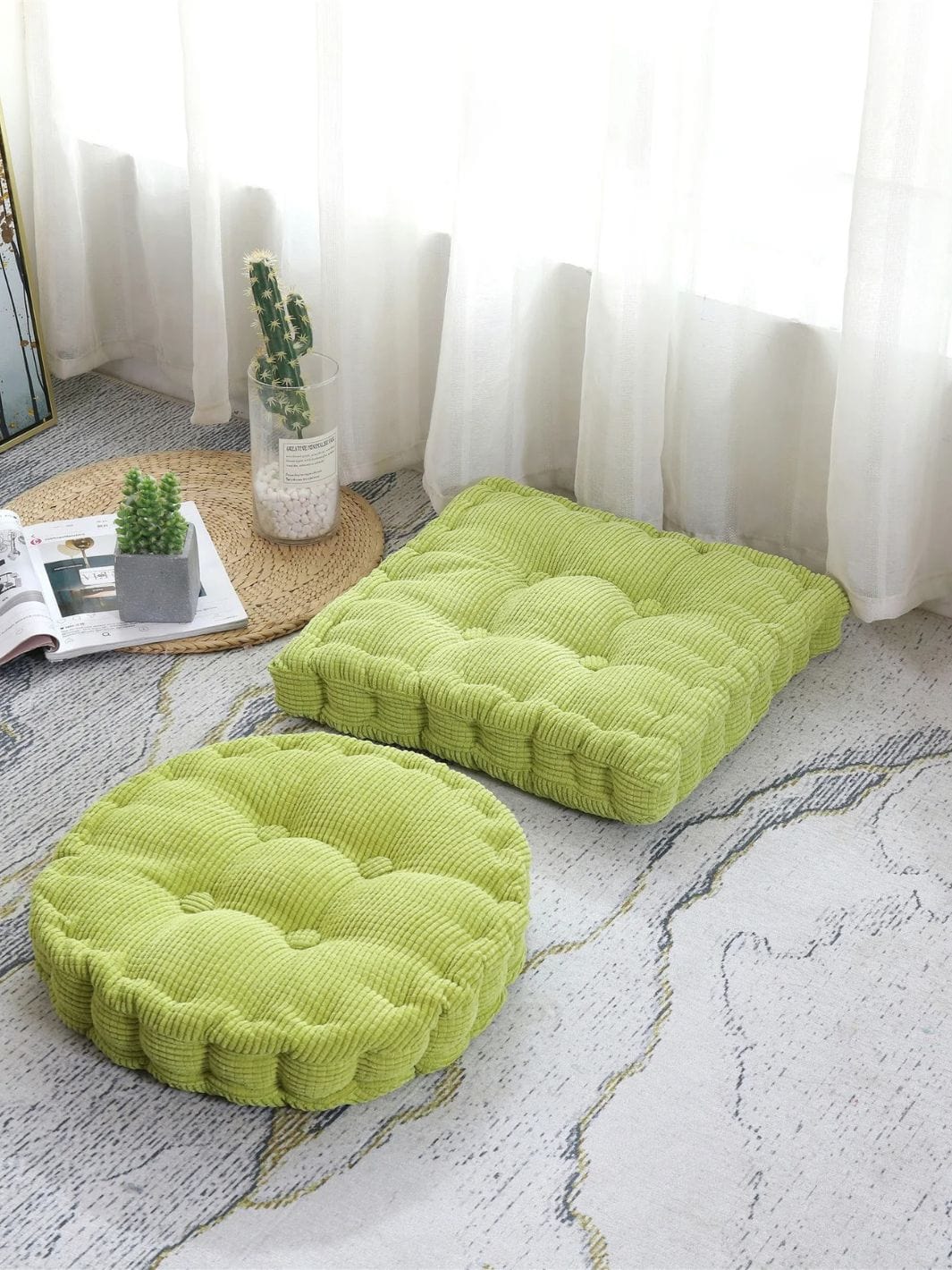 Coussin de Chaise Vert