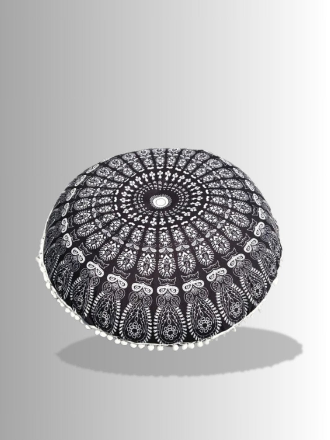 Coussin de Méditation Noir Blanc