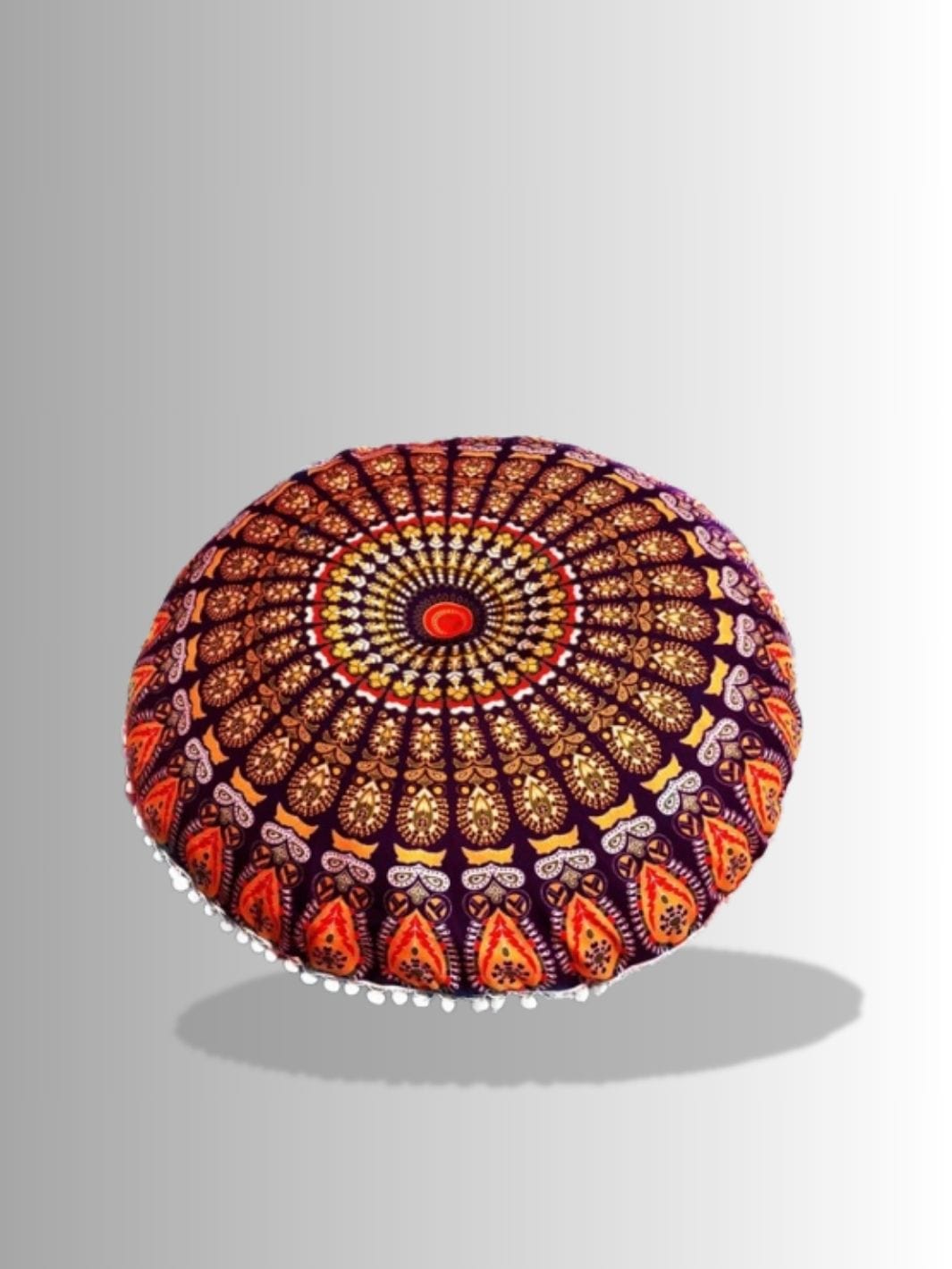 Coussin de Méditation Orange Marron